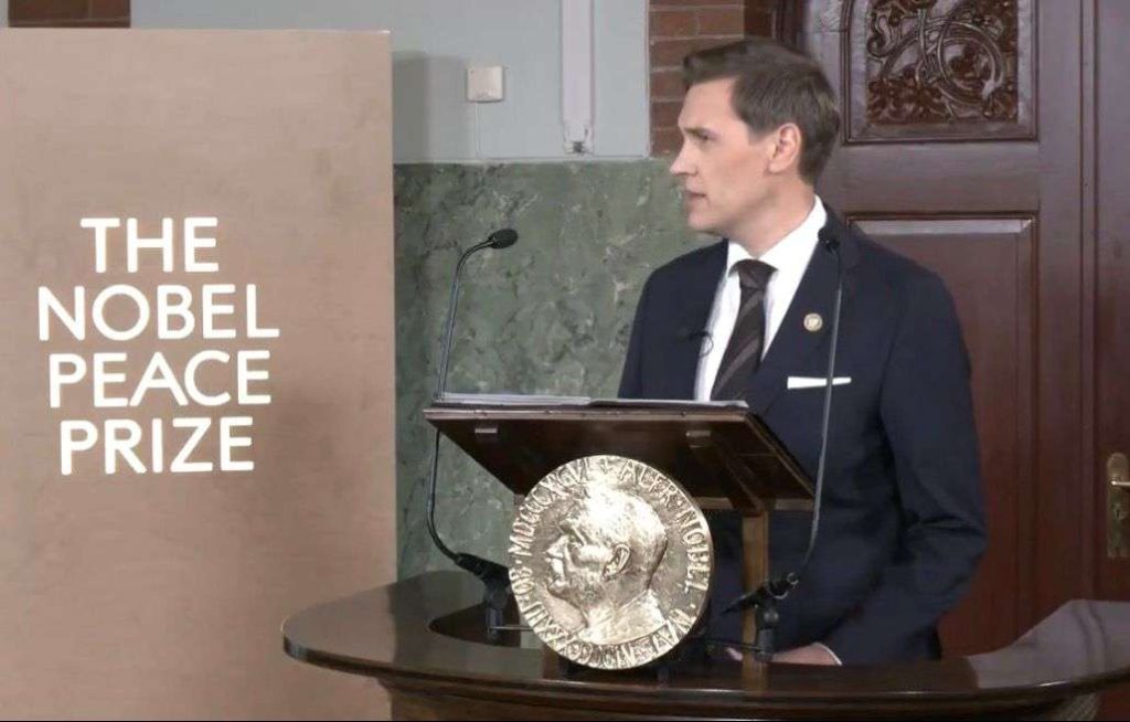 😱 Premio Nobel de la Paz a la promotora de la guerra en Venezuela