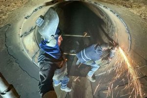 Reparan tubo matriz en La Toma de El Hatillo