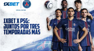 1xBet y el París Saint-Germain amplían su colaboración por 3 temporadas más