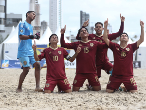 Vinotinto de Futbol Playa finaliza gran campaña en Itajaí