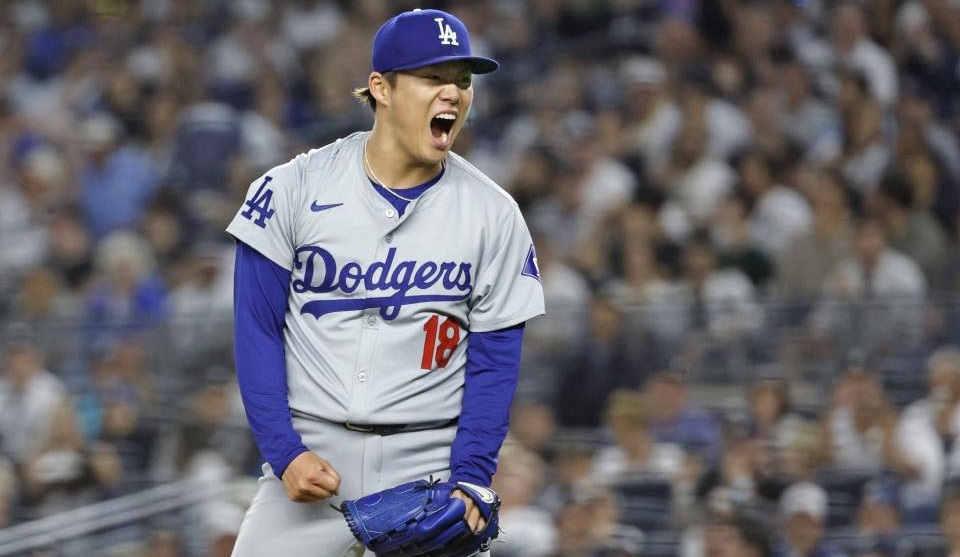 Yoshinobu Yamamoto lanzó juego completo en Serie Mundial y Dodgers iguala la serie