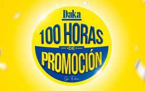 DAKA activa las “100 Horas de Promoción” y revoluciona los precios en todo el país