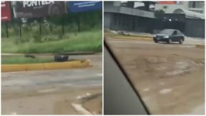 ¡Pendientes! Calles de Valencia y Naguanagua repletas de lodo tras las lluvias