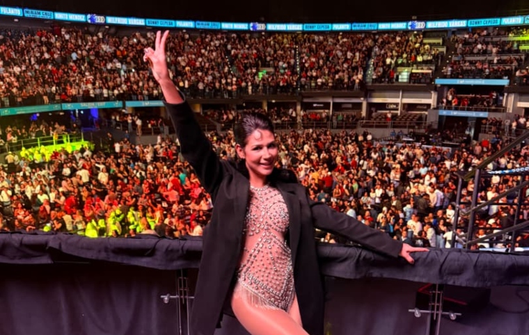 Mery Tu Loba brilló en el Movistar Arena de Bogotá junto a íconos del merengue