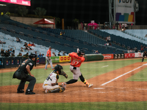 Andrés Chaparro llegó mostrando su brillo con el madero