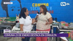 Conoce la Comuna Simón Bolívar en el 23 de enero, la de mayor votación en la Consulta Popular