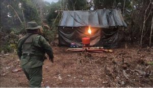 Fanb destruye campamento minero ilegal en el Amazonas