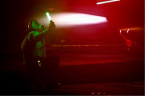 El portaaviones Gerald R. Ford comenzó a ejecutar operaciones aéreas nocturnas en el Caribe