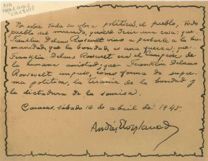 Manuscritos de Andrés Eloy Blanco