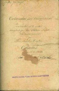 Manuscritos sobre zarzuela en Venezuela
