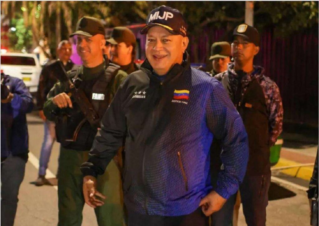 Ministro Diosdado Cabello supervisó despliegue de seguridad en Caracas