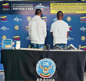 PNB atrapó a dos sujetos en Aragua que portaban 173 municiones