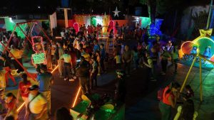 Parque Antonio Miguel Martínez en Guárico reabre adornado de Navidad