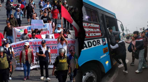 Presidente de Perú dialoga con transportistas en paro masivo