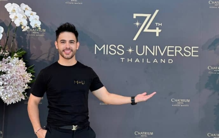Miguel Crespo destaca en el equipo oficial de maquillaje de Miss Universo Tailandia 2025