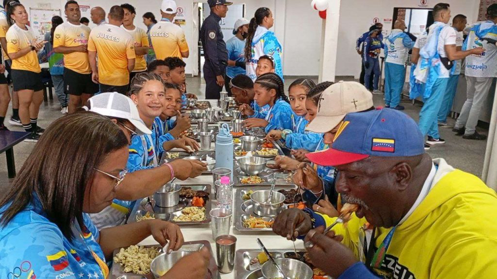 Alimentación balanceada en los Juegos Comunales