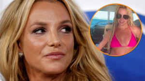 Britney Spears alarmó a sus seguidores con un video quitándose la parte superior del bikini