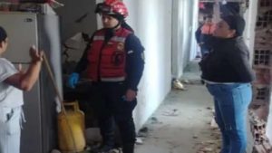 Cinco heridos por deflagración de bombona de gas en La Vega