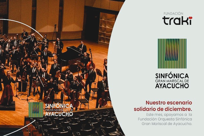 Fundación Traki - Fundación Orquesta Sinfónica Gran Mariscal de Ayacucho ¡Última beneficiaria de ‘Un Gesto Solidario’ de 2025! - FOTO
