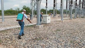 Desmalezan 213 hectáreas en subestaciones eléctricas en Cojedes