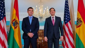 EEUU respalda paquete de reformas económicas de Rodrigo Paz en Bolivia