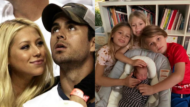 Enrique Iglesias y Anna Kournikova presentaron a su hijo recién nacido en una foto inédita