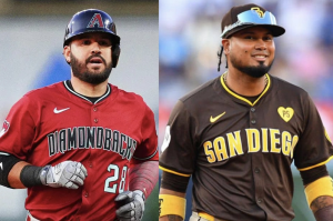 Eugenio Suárez y Luis Arráez se colocan como los lideres de la lista de venezolanos agentes libres para 2026