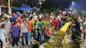 La hallaca de 33 metros de largo que hicieron en Trujillo