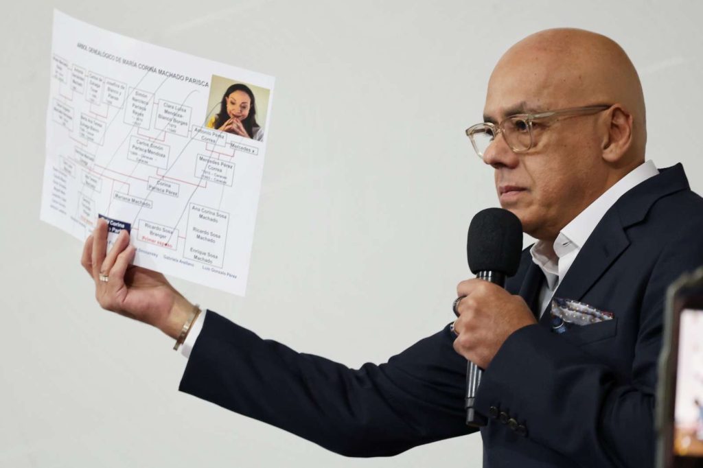 Jorge Rodríguez: María Corina Machado es una genocida