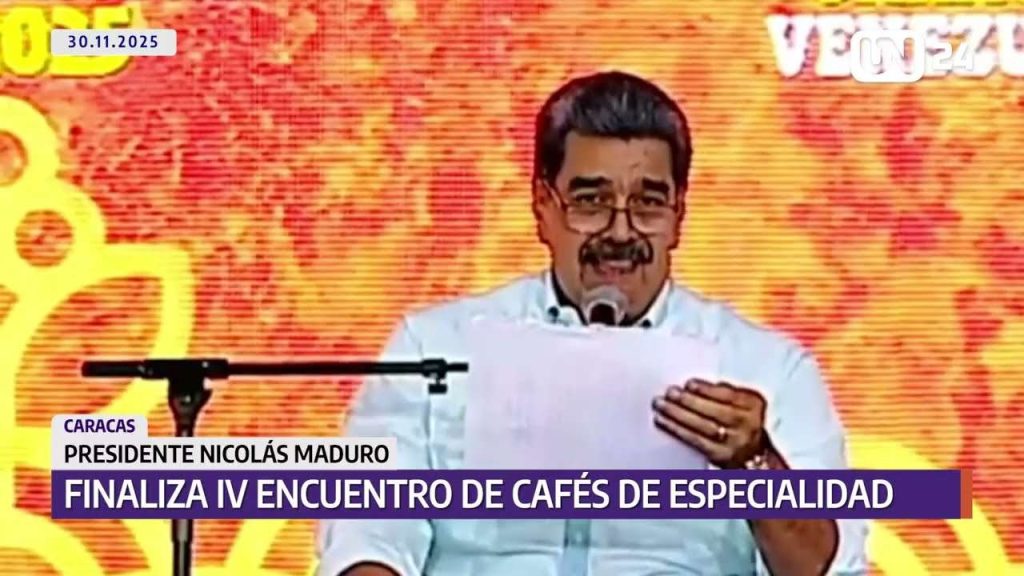 Maduro clausura IV Encuentro de Cafés de Especialidad