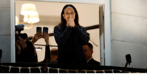 María Corina Machado hace su primera aparición pública en Oslo tras salir de Venezuela