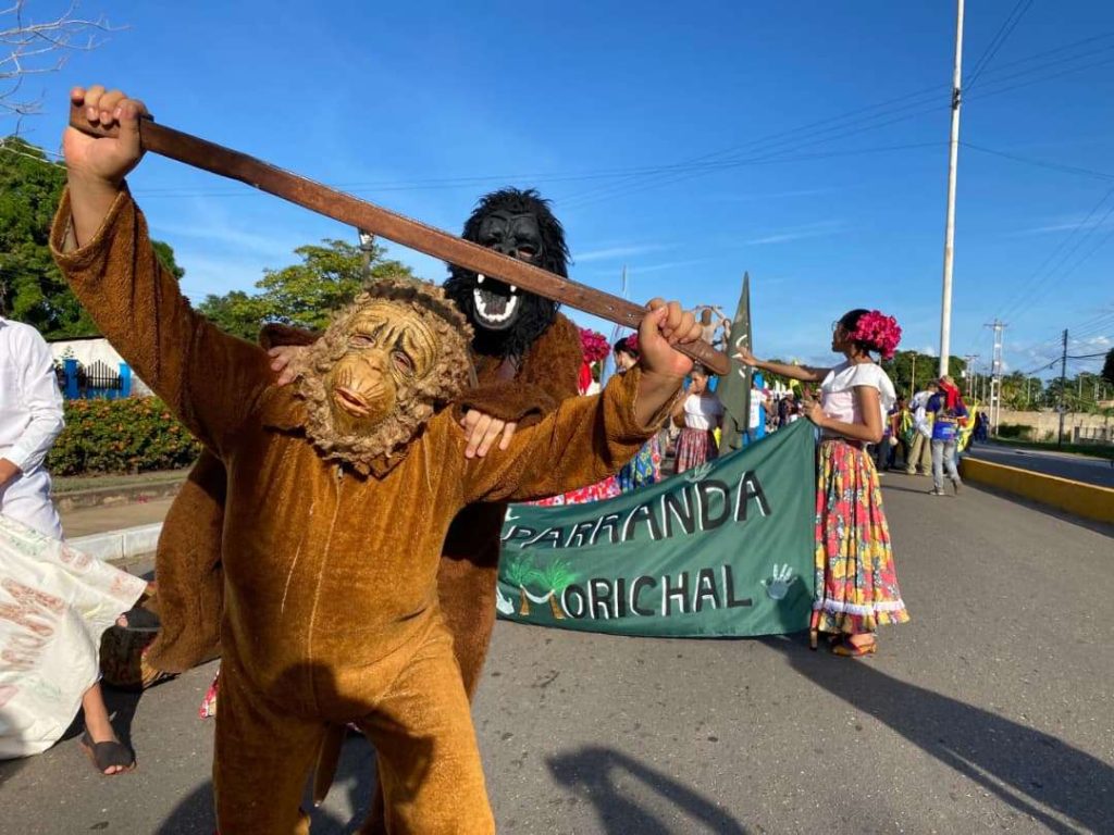 Monaguenses reciben el Baile del Mono con gran programación