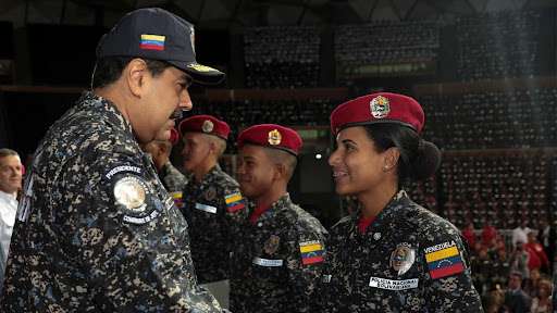 Presidente Maduro saluda a la PNB en su 16.º Aniversario
