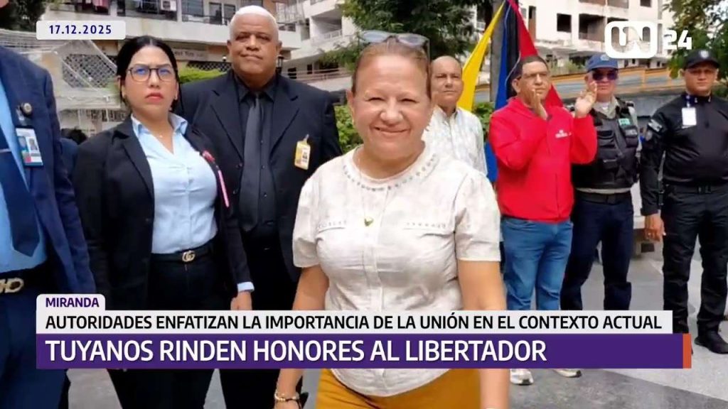 Rinden honores al libertador en el Tuy a 195 años de su muerte
