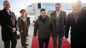 Zelenski arribó a Alemania para negociaciones sobre el conflicto ucraniano