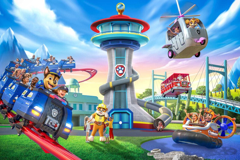 Enganchó a los más pequeños a la pantalla y ahora quieren repetir en la montaña rusa. 'La patrulla canina' tendrá su propio parque de atracciones