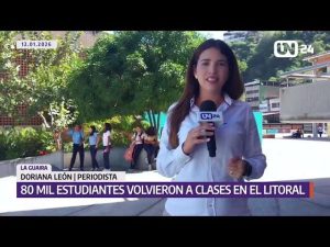 80 mil estudiantes regresaron a clases en Vargas