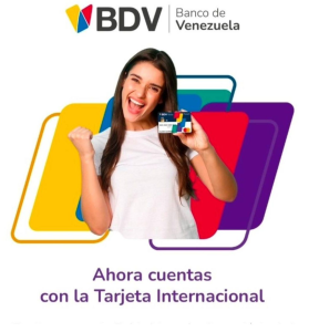 BDV habilita tarjeta digital en USD