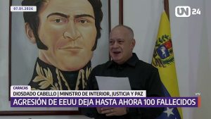 Cabello: Agresión de EEUU registra hasta ahora 100 fallecidos