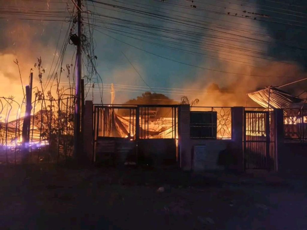 Cinco viviendas de Nueva Cúa resultaron afectadas por incendio