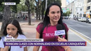 Con normalidad reiniciaron las clases en Caracas
