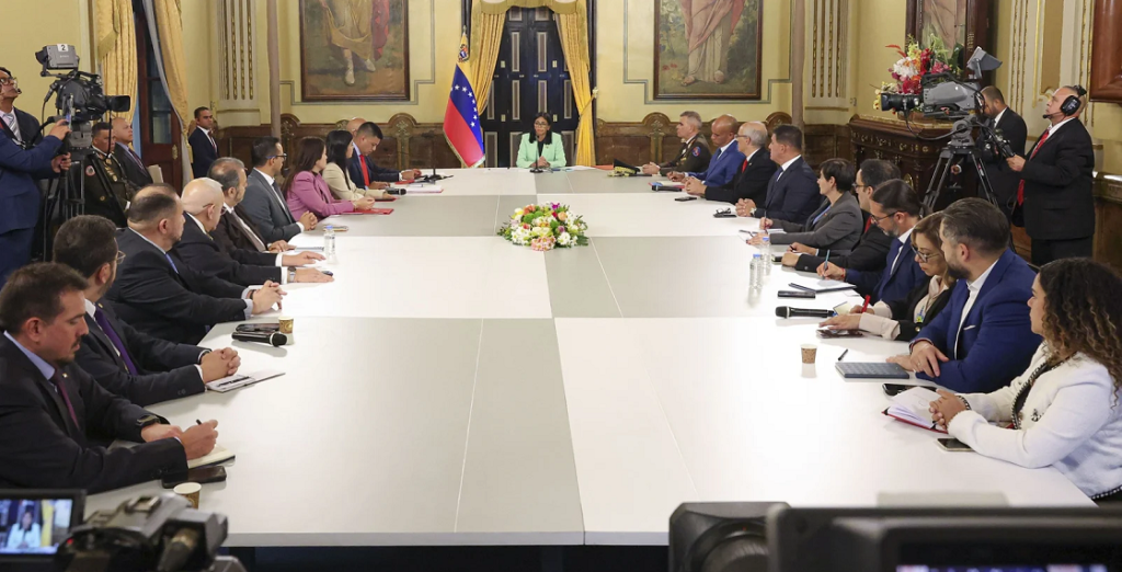 Delcy Rodriguez pide una ley para sanar las heridas del extremismo y que permita tener convivencia y paz en Venezuela