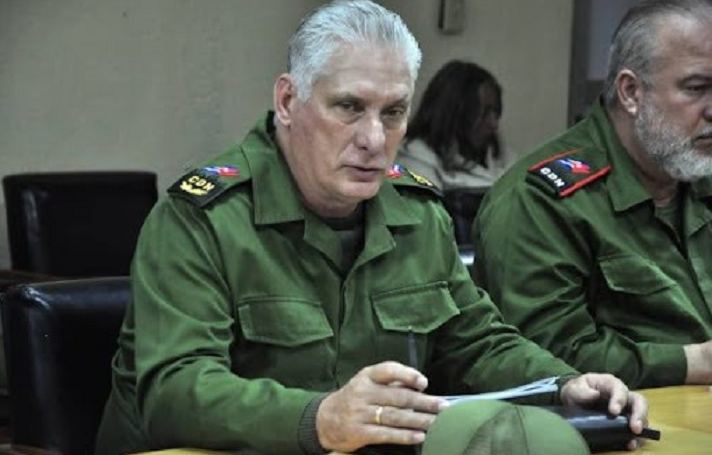 Díaz-Canel encabeza en Cuba ejercicios militares en medio de tensiones con EEUU