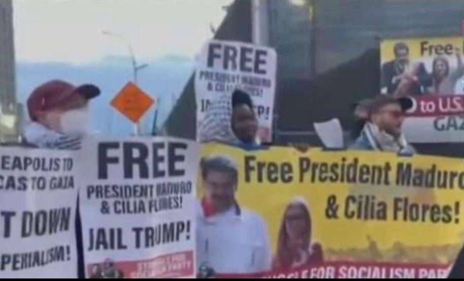 En Nueva York protestan contra secuestro de Maduro