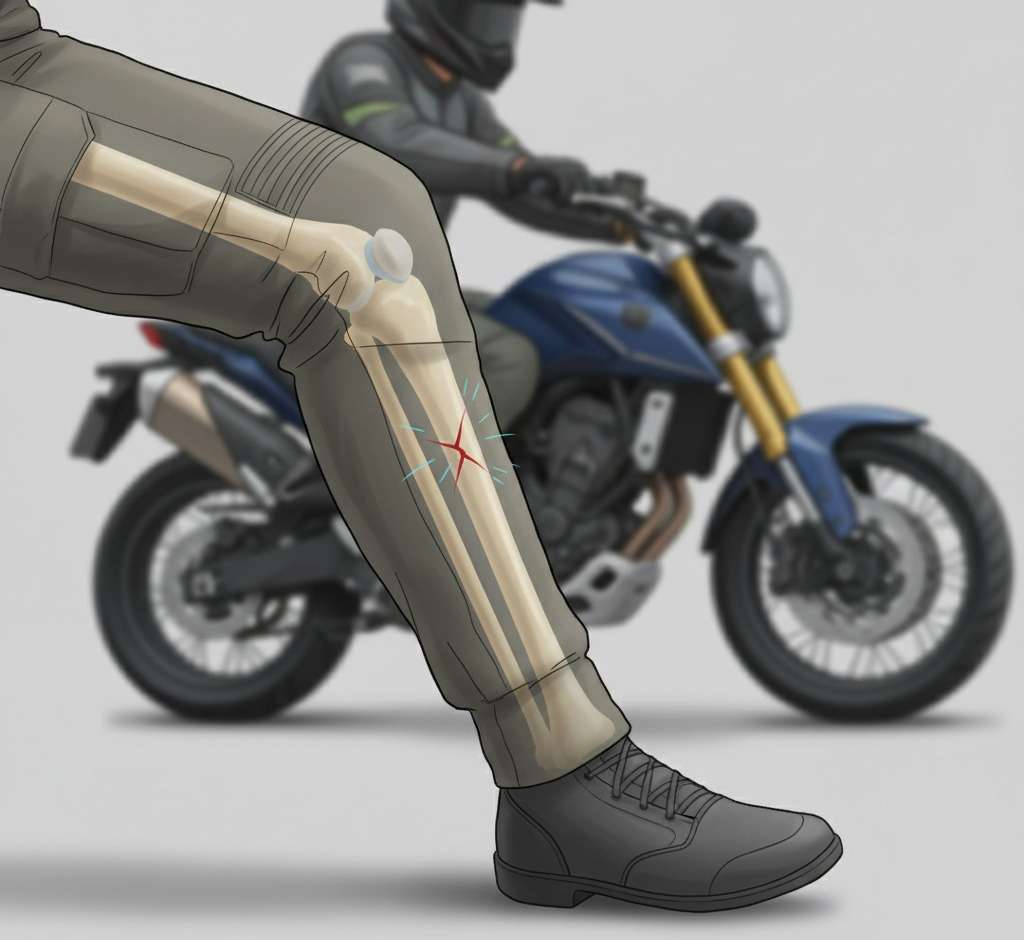 Fractura de tibia: lo más común en motorizados