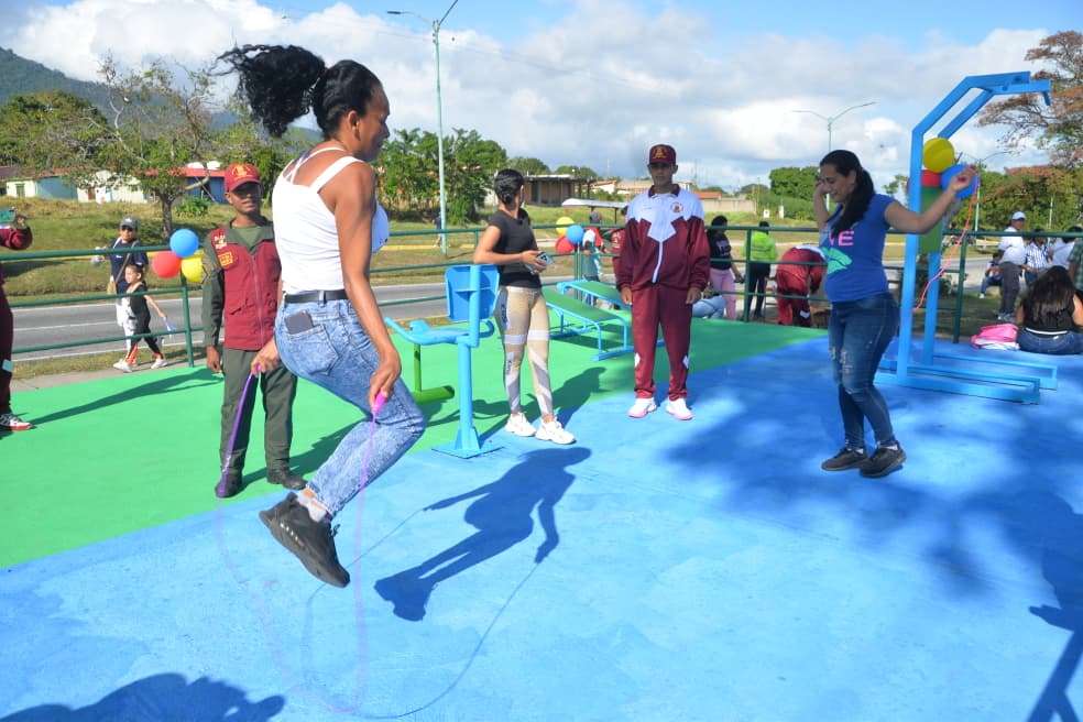 Inauguran parque biosaludable en Yaracuy aprobado en consulta popular