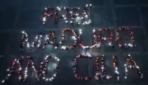 Juventud venezolana realizó vigilia para exigir la liberación de Nicolás y Cilia