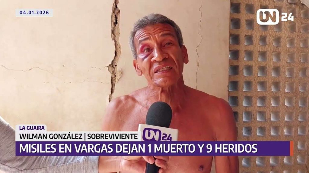 Misiles en La Guaira dejaron 1 muerto y 9 heridos