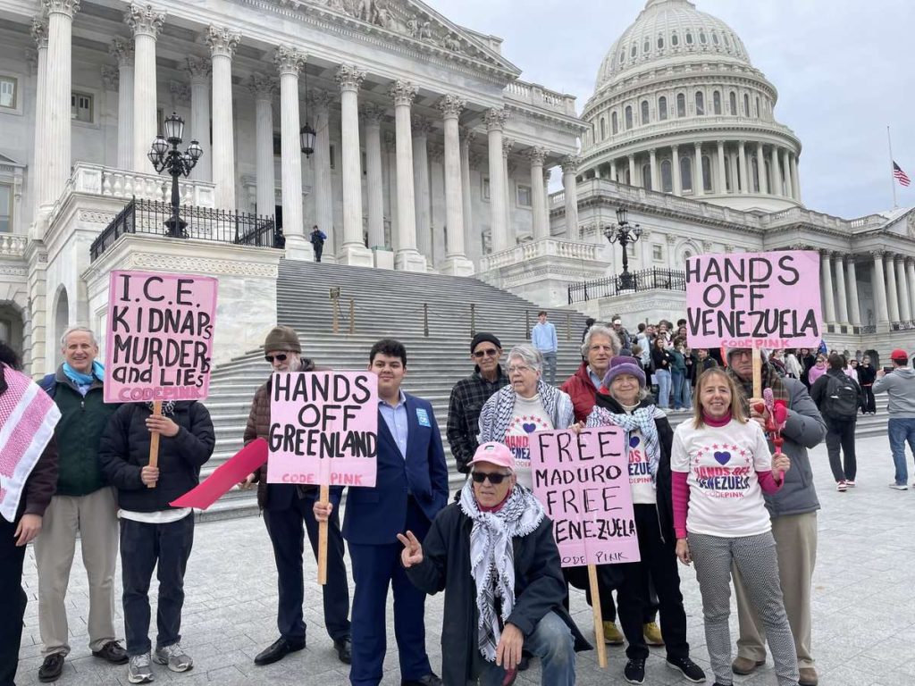 Pacifistas de EEUU dicen no a las intervenciones