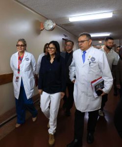 Presidenta (e) Delcy Rodríguez activa plan cardiovascular y catarata para la población